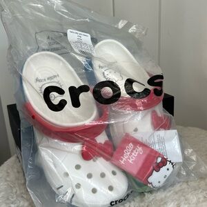 Womens/Kids' Hello Kitty Classic Clog - White/Red